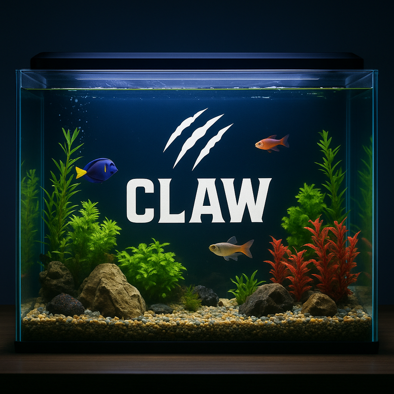 CLAW Signature LED Glass Aquarium
